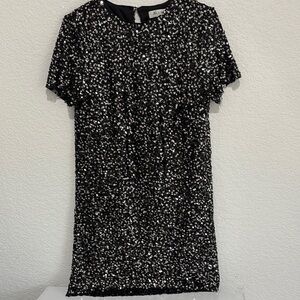 Sequin Black Dress